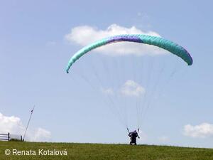 Paragliding na Javorovém