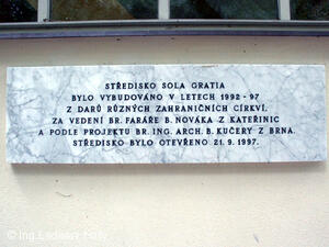 Kaple, modlitebna, Sola Gratia, Bystřice pod Hostýnem