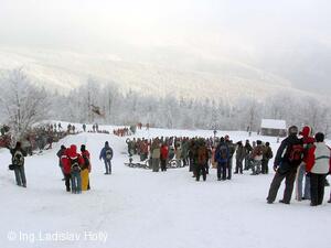 Pustevenské sněhovánky 29.1.2005, Pustevny