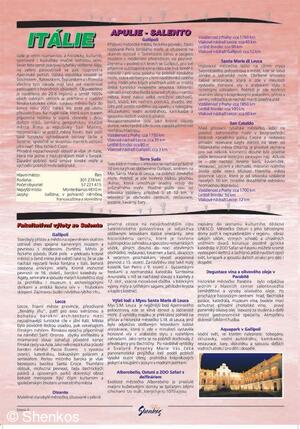 Katalog Jižní Itálie 2005 - CK SHENKO´S s.r.o.