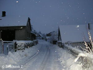 sněhová nadílka 6.12.2005