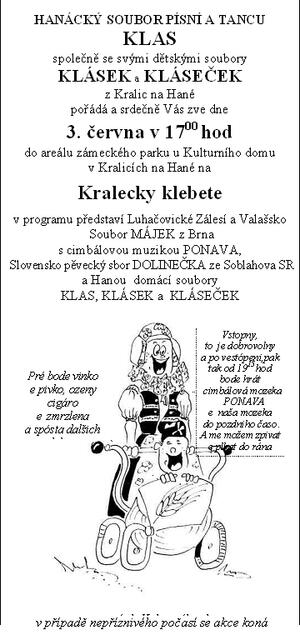 Klas, hanácký soubor písní a tanců