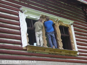 Setkání Jeníčků a Mařenek 2007 - oprava oken