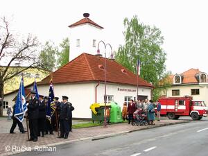 Svěcení kapličky v. Floriána