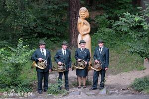 Setkání Jeníčků a Mařenek 2009 - lesní rohy Jana Šustra