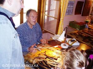 Království perníku 2009 - řezbář forem ing. Oldřich Kvapil