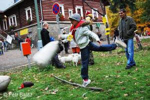 Perníkiáda 2009 - Mlynářský vrh pytlem do dálky