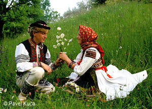 Bílé Karpaty, Starý Hrozenkov, Moravské Kopanice, kroj