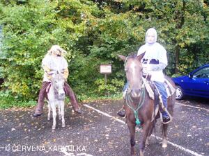 Království perníku 2010 - příjezd krále perníku (bohužel v dešti)